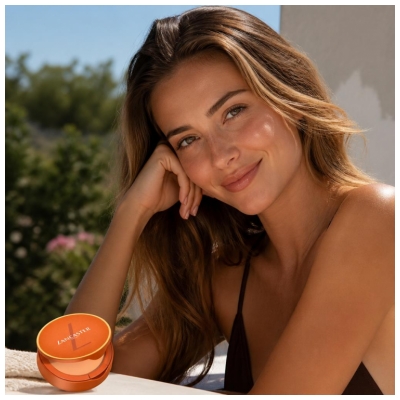 Lancaster Infinite Bronze Crème Compacte Lumière Toutes Peaux SPF50 9 g