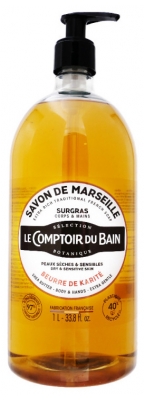 Le Comptoir du Bain Savon de Marseille au Beurre de Karité 1 Litre