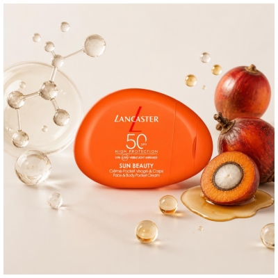 Lancaster Sun Beauty Crème Pocket pour Visage et Corps SPF50 30 ml