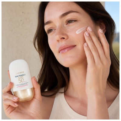 Lancaster Sun Perfect Air Fluide Invisible Quotidien Sensitive Mineral pour Visage SPF50 40 ml