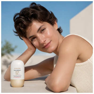 Lancaster Sun Perfect Air Fluide Invisible Quotidien Sensitive Mineral pour Visage SPF50 40 ml