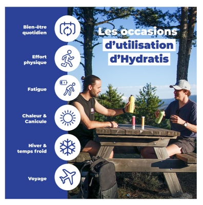 Hydratis Solution d'Hydratation 20 Comprimés - Arôme : Citronnelle Gingembre
