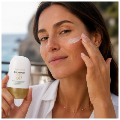 Lancaster Sun Perfect Air Fluide Invisible Quotidien Pore & Imperfections pour Visage SPF50 40 ml