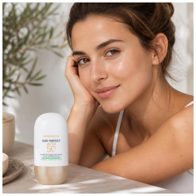 Lancaster Sun Perfect Air Fluide Invisible Quotidien Pore & Imperfections pour Visage SPF50 40 ml