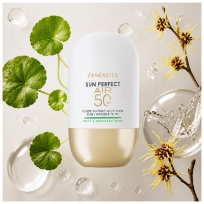 Lancaster Sun Perfect Air Fluide Invisible Quotidien Pore & Imperfections pour Visage SPF50 40 ml