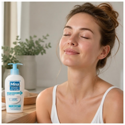 Mixa Lait Démaquillant Extra-Pur Peaux Très Sensibles et Réactives 200 ml