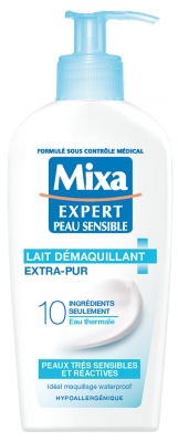 Mixa Lait Démaquillant Extra-Pur Peaux Très Sensibles et Réactives 200 ml