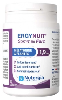 Nutergia Ergynuit Sommeil Fort Mélatonine & Plantes 60 Gélules