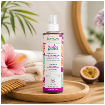Activilong Tendre Passion Rinçage Éclat pour Tous les Types de Boucles 250 ml