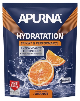 Apurna Hydratation Effort & Performance Antioxydant & Isotonique 1,5 Kg - Goût : Orange