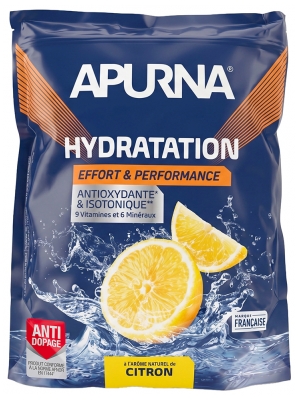 Apurna Hydratation Effort & Performance Antioxydant & Isotonique 1,5 Kg - Goût : Citron