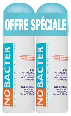 Gel de Rasage Apaisant Bio, Lot de 2 x 200 ml