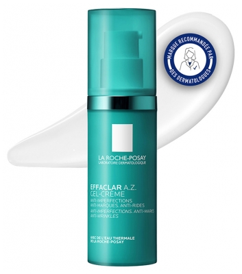 La Roche-Posay Effaclar A.Z Gel-Crème Anti-Imperfections Peaux à Tendance Acnéique 40 ml