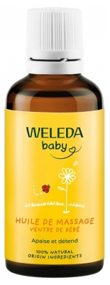 Weleda Huile de Massage Ventre de Bébé Apaise et Détend 50 ml