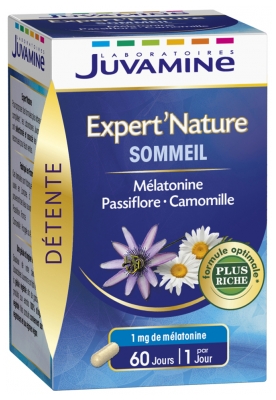 Juvamine Promesses Santé Expert'Nature Sommeil 60 Gélules Végétales