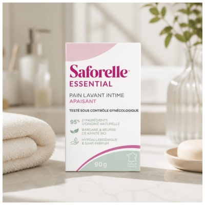 Saforelle Essential Pain Intime Lavant Apaisant 90 g