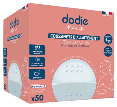 Dodie Coussinets d'Allaitement Jour 50 Pièces