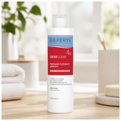 Dexeryl Dexeclear Nettoyant Hydratant Apaisant Peaux à Tendance Acnéique 200 ml