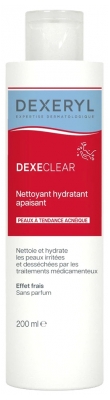 Dexeryl Dexeclear Nettoyant Hydratant Apaisant Peaux à Tendance Acnéique 200 ml