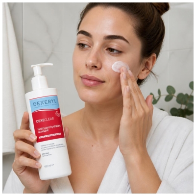 Dexeryl Dexeclear Nettoyant Hydratant Apaisant Peaux à Tendance Acnéique 400 ml