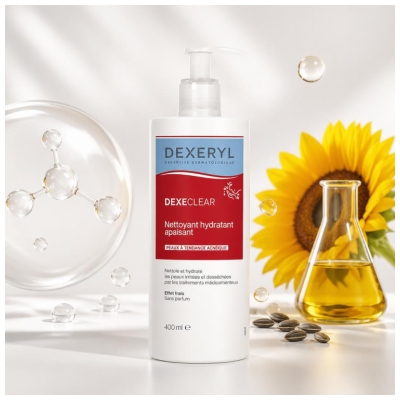 Dexeryl Dexeclear Nettoyant Hydratant Apaisant Peaux à Tendance Acnéique 400 ml