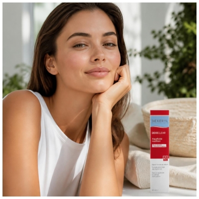 Dexeryl Dexeclear Aquafluide Matifiant Peaux Grasses à Tendance Acnéique SPF50+ 40 ml