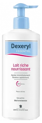 Dexeryl Lait Riche Nourrissant Peaux Sèches 500 ml 