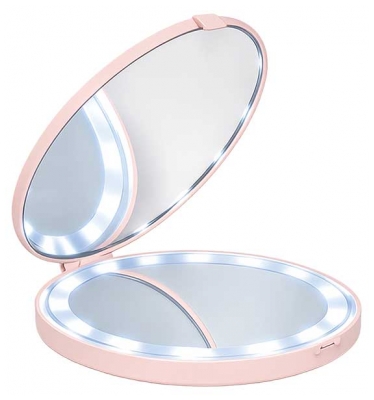Plic Miroir LED Grossissant Rechargeable