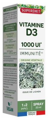 Superdiet Spray Vitamine D3 1000 UI 20 ml