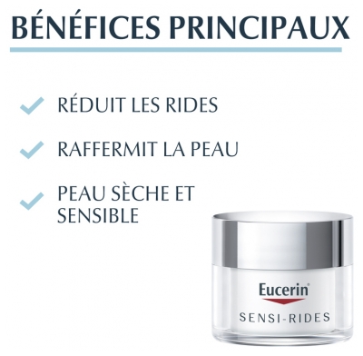 Eucerin Sensi-Rides Peau Sensible Crème de Jour 50 ml