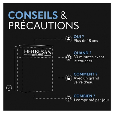 Herbesan Noctaphyt LP 8H Sommeil 30 Unités