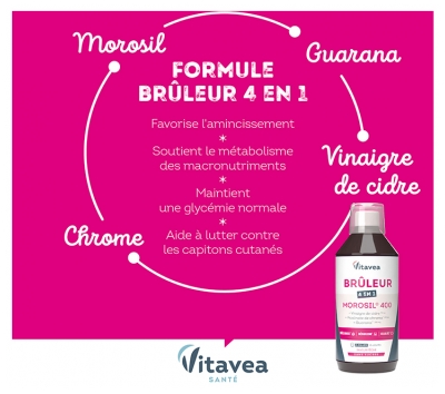 Vitavea Morosil 400 Brûle Graisse 4en1 500 ml