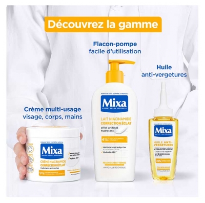 Mixa Crème Niacinamide Correction Éclat Anti-Tâches Hydratante 400 ml