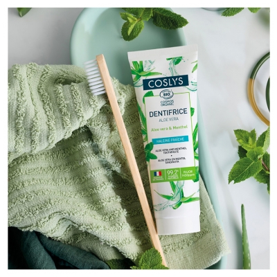 Coslys Dentifrice Aloe Vera Haleine Fraîche Bio 100 g