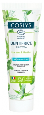 Coslys Dentifrice Aloe Vera Haleine Fraîche Bio 100 g