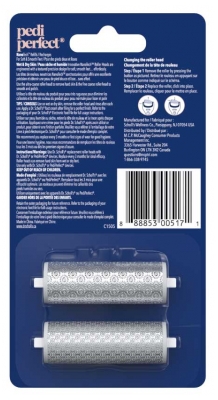 Scholl Pedi Perfect 2 Recharges Rouleaux Nano Tech pour Râpe Électrique 