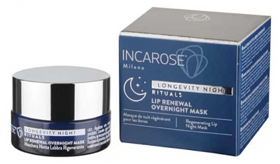 Incarose Longevity Night Rituals Masque de Nuit Régénérant Lèvres 15 ml