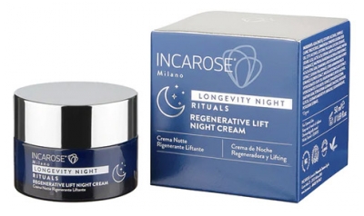 Incarose Longevity Night Rituals Crème de Nuit Liftante et Régénérante 50 ml