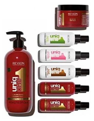 Revlon Professional UniqOne Shampoing Tout-En-Un 10 Bienfaits 100 ml + Traitement Capillaire Tout-En-Un 10 Bienfaits 150 ml