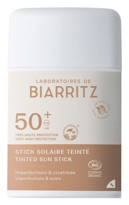 Laboratoires de Biarritz Stick Solaire Teinté Imperfections & Cicatrices SPF50+ Bio 12 g