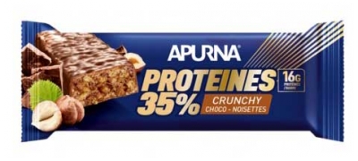 Apurna Proteines 35% Barre 45 g - Goût : Crunchy Choco-Noisettes