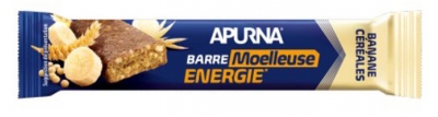 Apurna Barre Énergie Moelleuse 40 g - Goût : Banane Céréales