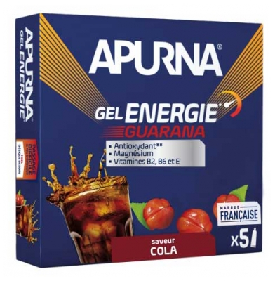Apurna Guarana Gel Énergie 5 x 35 g