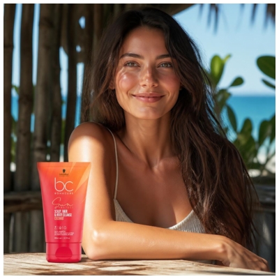 Bonacure Schwarzkopf Sun Protect Gel Lavant Corps Cuir Chevelu et Cheveux 100 ml
