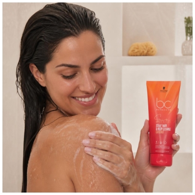 Bonacure Schwarzkopf Sun Protect Gel Lavant Corps Cuir Chevelu et Cheveux 200 ml