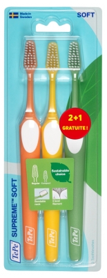 TePe Supreme 3 Brosses à Dents Soft dont 1 Offerte