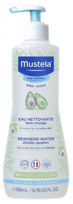 Mustela Eau Nettoyante Sans Rinçage à l'Avocat Bio 500 ml