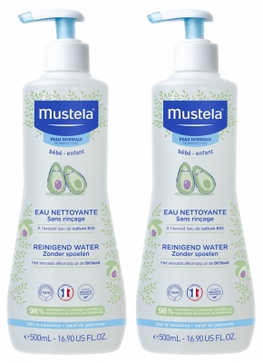 Eau Nettoyante Sans Rinçage au Calendula Lot de 2 x 400 ml