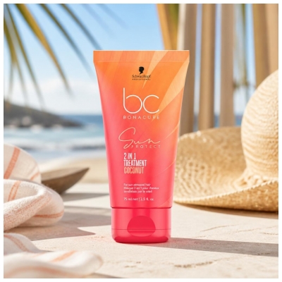 Bonacure Schwarzkopf Sun Protect Masque 2en1 Cheveux Sensibilisés par le Soleil 75 ml