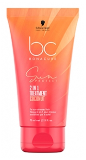 Bonacure Schwarzkopf Sun Protect Masque 2en1 Cheveux Sensibilisés par le Soleil 75 ml